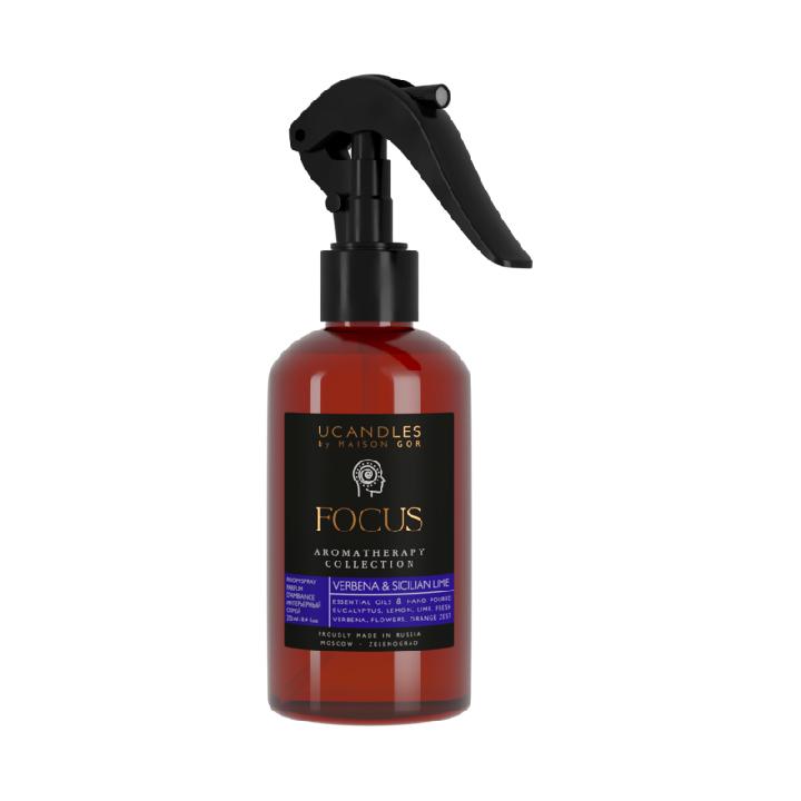 Спрей интерьерный Ucandles by Gor Maison Aromatherapy Collection Focus 250мл