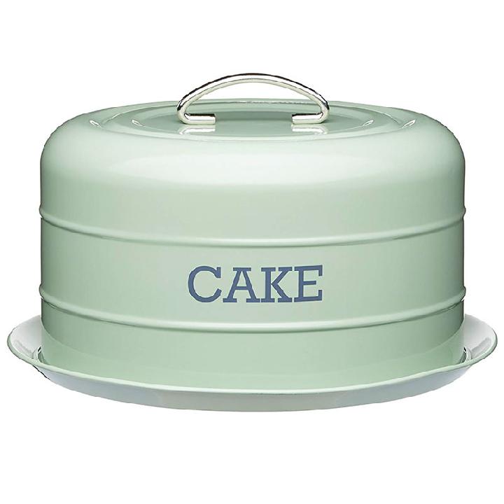Тортовница Kitchen Craft Living Nostalgia green