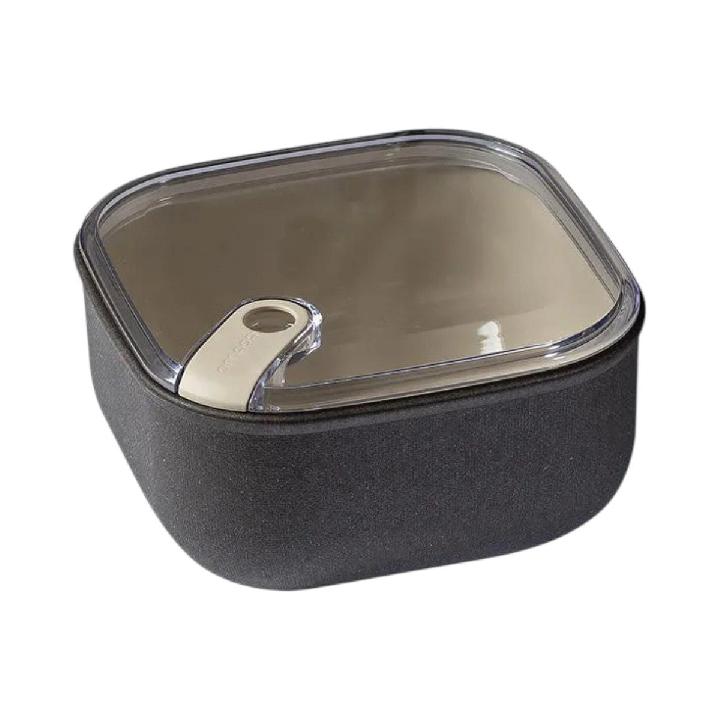 Контейнер квадратный Omada Pull box bioamo 1л, коричневый