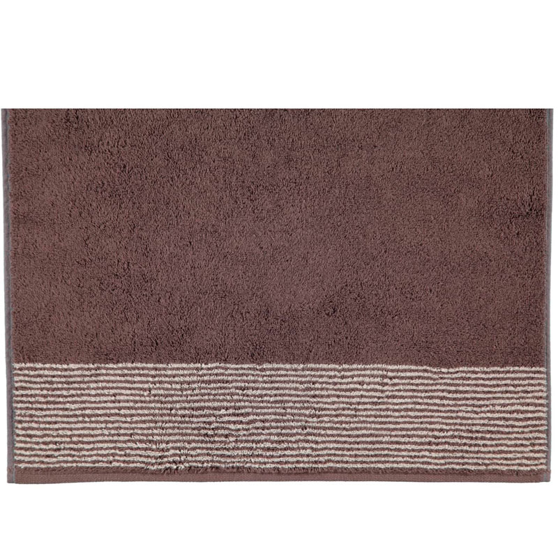 Полотенце махровое Cawo Two-Tone 50x100см, цвет коричневый
