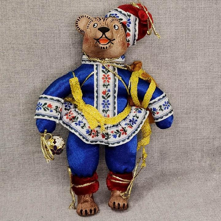 Елочная игрушка Кукольная мастерская на Ланском Медведь-путешественник