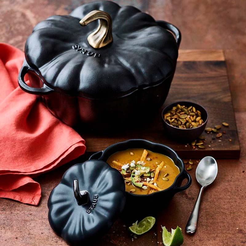 Кокот Staub Тыква 12,2см, черный