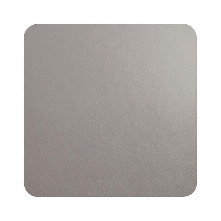 Набор подставок под посуду Asa Selection Leder 10x10см, серый