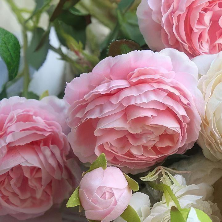 Цветы искусственные FloDecor Роза 61см, цвет розовый