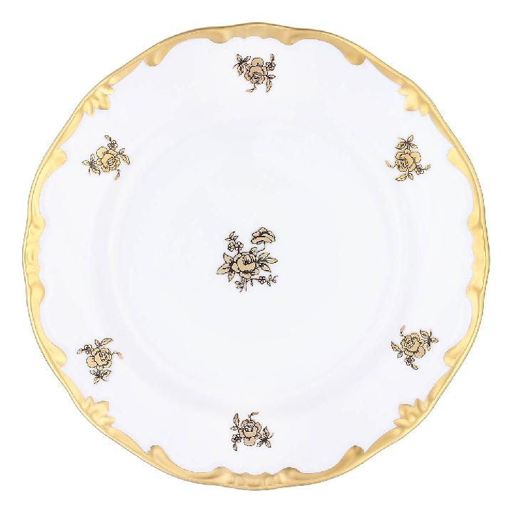 Набор тарелок 17см Weimar Porzellan Роза Золотая, 6шт