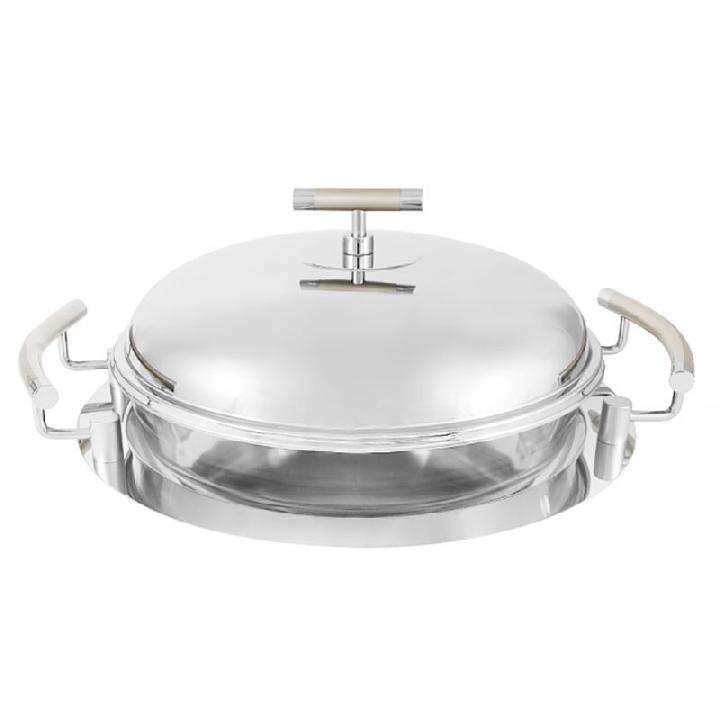 Блюдо круглое Regent Silverware Перле 38x31x15см