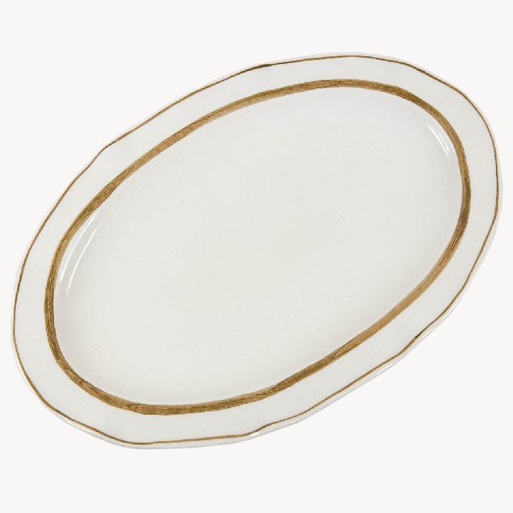 Блюдо овальное Дымов Керамика Нерль Ягодная Крыжовник